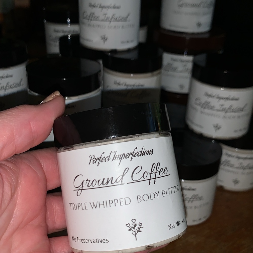 Creamy Tallow Coffee infused Triple Whipped Body Butter Handmade Small Batches - Picture 11 of 13